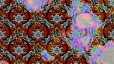 Suluboya tarzında gri ve kahverengi renkte çiçekler. Üzerinde gri ve kahverengi renkler olan çiçek deseni çiz..