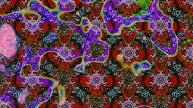 Nazik romantik baskı. Tatil havası. Bahar mevsimi. Raster güzel bir çiçek deseni çiziyor..