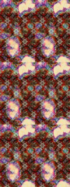 Güzel çiçek deseni. Renkli Bahar Teması eskiz kalıbı. Bej ve kahverengi renkli çiçekler. Düz Çiçek Elementleri Tasarımı.