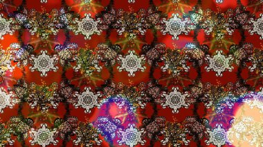 Çiçek desenli eskiz, yaz çiçekleri. Kahverengi ve kırmızı renkte çiçekler. Renkli Bahar Teması eskiz kalıbı. Düz Çiçek Elementleri Tasarımı.