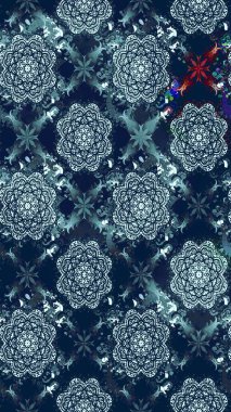 Renkli Bahar Teması eskiz kalıbı. Raster Şirin kumaş deseni. Düz Çiçek Elementleri Tasarımı. Eskiz klasiği.