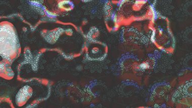 Raster illüstrasyonu. Küçük bir çiçekte eskiz deseni. Hoş bir çiçek geçmişi var. Güzel kumaş deseni.