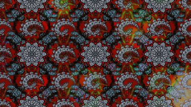 Tekstil veya kitap kapakları, imalat, duvar kağıtları, baskı, hediye paketi ve yapıştırma kitabı için çiçek eskizi geçmişi. Raster illüstrasyonu. Küçük ölçekli çiçeklerdeki basit sevimli desen.