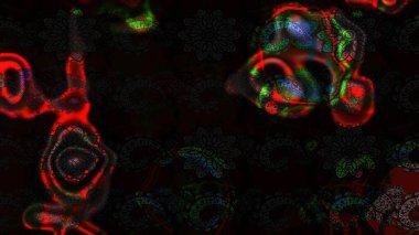 Organik elementler. Raster deseni. Suluboya etkisi. Botanik çizim deseni.