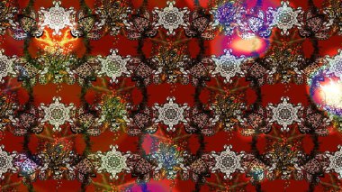 Eskiz klasiği. Renkli Bahar Teması eskiz kalıbı. Düz Çiçek Elementleri Tasarımı. Raster Şirin kumaş deseni.