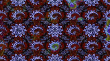 Raster deseni. Küçük çiçekteki sevimli çiçek deseni. Kahverengi ve siyah renklerde yaz çiçekleri. Raster illüstrasyonu.