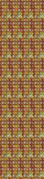 Sanat ilham verici ve kırmızı stil çiçekler ve arka plan bırakır. Raster deseni. Karalama çiçekleri çizim kalıbı. Kahverengi ve kırmızı el çizimi desen.