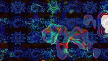 Siyah ve mavi renkte çiçekler olan bir çiçek deseni çiz. Suluboya tarzında siyah ve mavi renkte çiçekler.