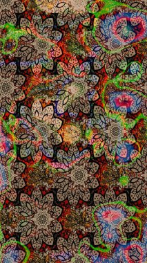 Zarif, parlak ve eskiz bej ve kahverengi çiçek desenli tasarım. Sabıka baskıları, bebek kıyafetleri, duvar kâğıtları, paket kutuları vb..