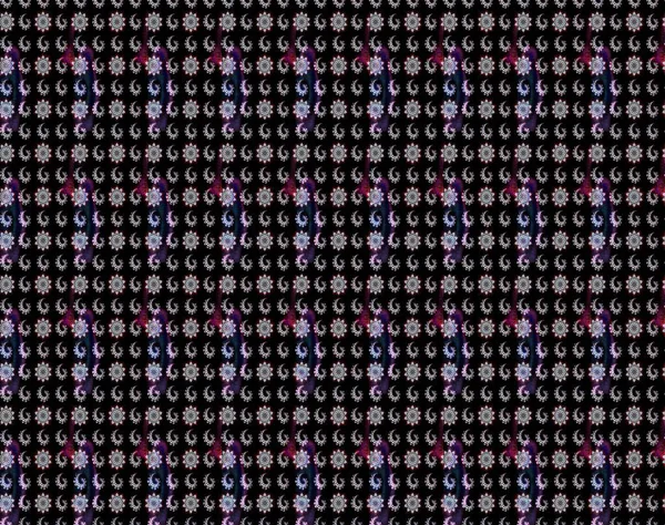 Raster illüstrasyonundaki çiçek desenli çizim. Siyah ve nötr renkte çiçekler.