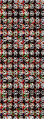 Siyah ve nötr renklerde çiçekler olan çiçek deseni çiz. Suluboya tarzında siyah ve nötr renkler üzerine çiçekler.