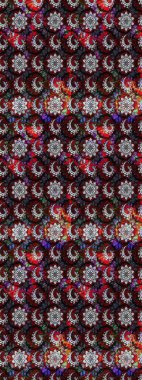 Raster güzel kumaş deseni çiziyor. Çiçek deseni. Renkli Bahar Teması eskiz kalıbı. Düz Çiçek Elementleri Tasarımı.