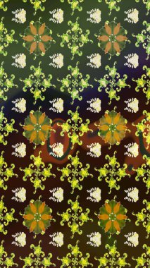 Raster illüstrasyonu. Küçük çiçekteki sevimli çiçek deseni. Çizim.