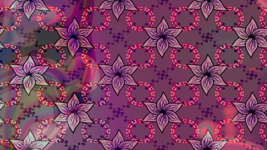 Mor renklerde. Anti-stres için soyut örnek sayfası. Raster illüstrasyonu.