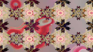 Doodle tarzı. Elle çizilmiş sonbahar çiçeği deseni. Tekstil ve kapak tasarımı için mükemmel. Bej renkli çiçekler. Renkli bej çizim deseni.