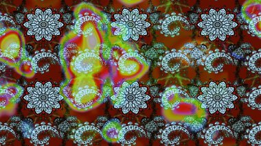 Kızılderili desenli desenli desenli şal deseni. Raster Henna dövme stili. Etnik Mandala süsü. Tekstil, tebrik kartı, boyama kitabı, telefon kılıfı baskısı için kullanılabilir.