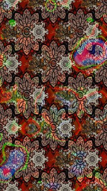 Ton halinde. Suluboya desenli çiçek deseni. Dekorasyon ve tasarım için güzel bir desen. Moda baskısı. Çiçeğin suluboya çizimlerinin zarif deseni.