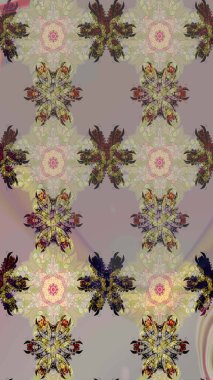 Tekstil tasarımı için gri renkli geleneksel halk çiçekleri buketi. Üzerinde gelincikler ve vadi zambakları olan renkli çiçek desenli nakış..