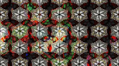 Arkaplan dokusu, duvar kağıdı, siyah ve gri renkli çiçek teması. Soyut etnik raster çizim kalıbı. Kabile sanatı boho baskısı, klasik çiçek arkaplanı.