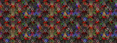 Çiçekli çizim şekli. Siyah ve gri renkli çiçekler. Renkli Bahar Teması eskiz kalıbı. Düz Çiçek Elementleri Tasarımı.