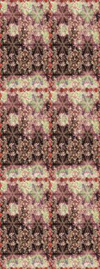 Tropik çiçekler. Gömlek, arka plan modelini çiz. Kahverengi ve bej renkli çiçekler.