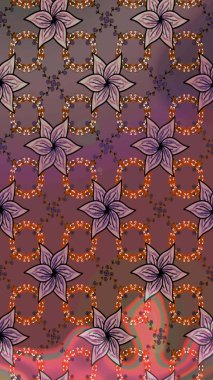 Zarif, parlak ve eskiz kahverengi çiçek desenli tasarım. Sabıka baskıları, bebek kıyafetleri, duvar kâğıtları, paket kutuları vb..