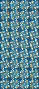 Kına dövmeli süs çiçekleri, altın çıkartmalar, mehndi ve yoga tasarımı, kartlar ve parmak izleri. Raster Golden Mehndi kusursuz desen. Tarafsız, bej ve mavi renklerde desen.