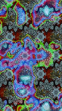 Mavi ve nötr renklerde çiçekler. Çiçekli eskiz deseni. El çizimi. Suluboya çizimi.