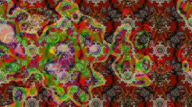 Paket kağıdı için en iyisi. Karşılama ya da düğün geçmişi olarak kullanılabilir. Kırmızı ve kahverengi lale çiçekli Raster eskiz deseni. Doğal kozmetik ürünleri, parfüm, çiçekçi dükkanı için bahar ihalesi tasarımı.