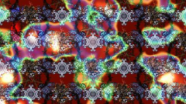 Raster illüstrasyonu. Küçük çiçekteki sevimli çiçek deseni. Modaya uygun kumaş deseni. Tony 'nin kumaş desenini çiz.