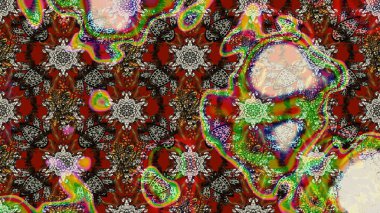 Taşralı şıklığı. Tekstil, duvar kâğıdı, kapaklar, yüzey, baskı, hediye paketi, hatıra defteri, dekupaj. Özgürlük stili Millefleur 'lar. Küçük yabani çiçeklerdeki halk modelini çiz..