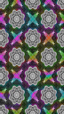 Çiçek arkaplanlı soyut zarafet eskiz deseni. Raster Güzel kumaş deseni.