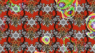 Güzel suluboya yaz çiçekleri deseni..