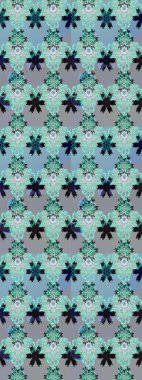 Güzel karalamalı çiçek desenli çizim. Güzel kumaş deseni. Raster illüstrasyonu. Küçük çiçekte sevimli çiçek deseni var..