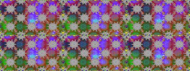 Arkaplan dokusu, duvar kağıdı, çiçek temalı gri renkler. Kabile sanatı boho baskısı, klasik çiçek arkaplanı. Soyut etnik raster pürüzsüz desen.