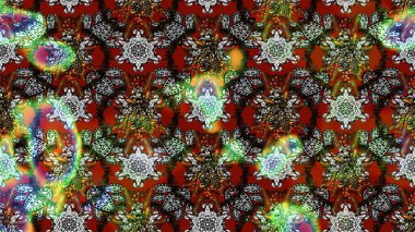 Küçük renkli çiçekler. Çiçekli bahar çiçekleri. Moda baskıları için zarif bir şablon. Robot resim. Küçük çiçekte güzel bir desen. Motley illüstrasyonu.