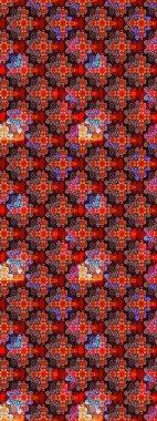 Güzel kumaş deseni. Raster illüstrasyonundaki çiçek desenli çizim. Düz Çiçek Elementleri Tasarımı. Renkli Bahar Teması çizim şablonu.