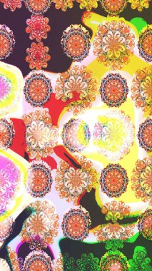 Parlak arkaplanda çiçek kompozisyonu olan suluboya desenleri çiz, ambalajlar, duvar kağıtları, kartpostallar, tebrik kartları, düğün davetiyeleri, romantik etkinlikler vs..