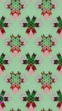 Tarafsız renklerde bahar çiçekleri. Çiçekli yumuşak bir eskiz şekli. Raster illüstrasyonu. Raster çiçekleri klasik tarzda resmedilir..