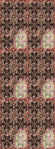 Eskiz arkaplan modeli. Vadinin çiçekleri kahverengi ve bej renklerde. Suluboya, elle çizilmiş. Raster - stok.