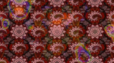 Düz Çiçek Elementleri Tasarımı. Çocuk stili. Çiçekli eskiz arkaplanı. Renkli Bahar Teması çizim şablonu.