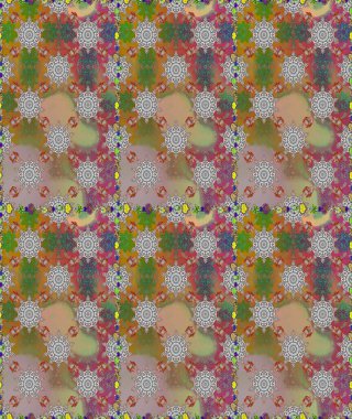 Eski model. Moda baskısı. Dekorasyon ve tasarım için güzel bir desen. Suluboya kusursuz desen. Raster illüstrasyonu. Çiçeğin suluboya çizimlerinin zarif deseni.