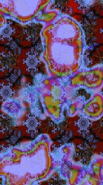 Of doodle elements. Hand drawn Raster illustration. Sketch flower pattern can be used for wallpaper, website background, wrapping paper, invitation, flyer, banner or website.