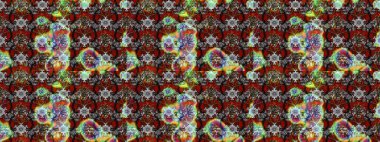 Nazikçe, güzel çiçek arkaplanı. Çiçekli karalama şeklinde Raster çiçek deseni. Gri ve kahverengi renkte çiçekler.