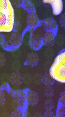 Sabıka fotoğraflarında, bebek kıyafetlerinde, duvar kâğıtlarında, paket kutularında falan kullanılabilir. Zarif, parlak ve eskiz kahverengi çiçek deseni tasarımı.