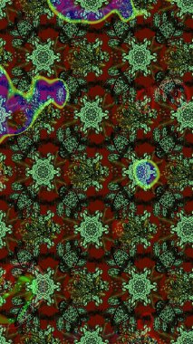 Raster stili kumaş deseni. Çiçekler suluboya çizim deseni.