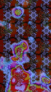 Kahverengi ve kırmızı renklerde. Raster illüstrasyonu. Çiçek arkaplan. Doğum günü kartı ya da düğün davetiyesi. Çiçekli tebrik kartı. Suluboya çiçek buketi.