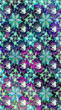 Dekorasyon ve tasarım için güzel bir desen. Çiçeğin suluboya çizimlerinin mükemmel deseni. Moda baskısı. Suluboya çizim kalıbı. Raster illüstrasyonu. Eski.