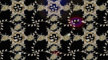 Siyah renkli çiçekler. Nazik, narin çiçek arkaplanı. Raster çiçek desenli ve çiçekli..