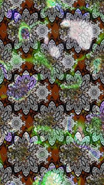 Çiçekli eskiz çizimi. Düz Çiçek Elementleri Tasarımı. Gri renkli çiçekler. Renkli Yaz Teması çizim şablonu.